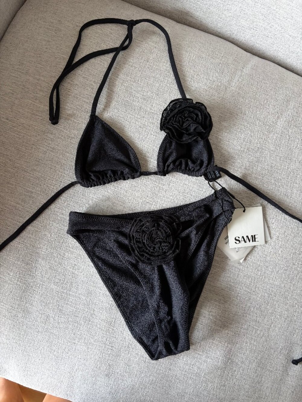 Black bikini - size small - brand Same